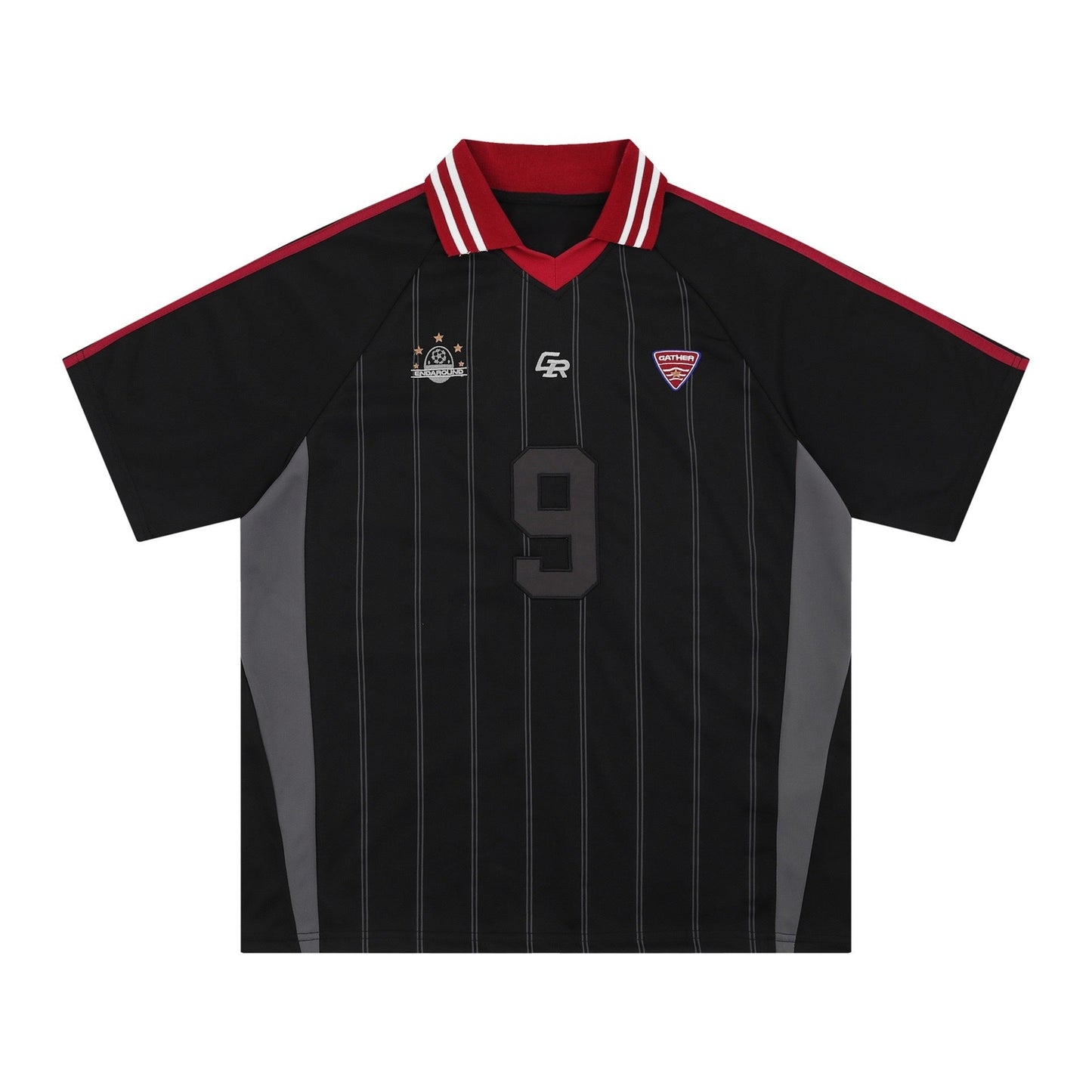 Black Soccer Player Jersey