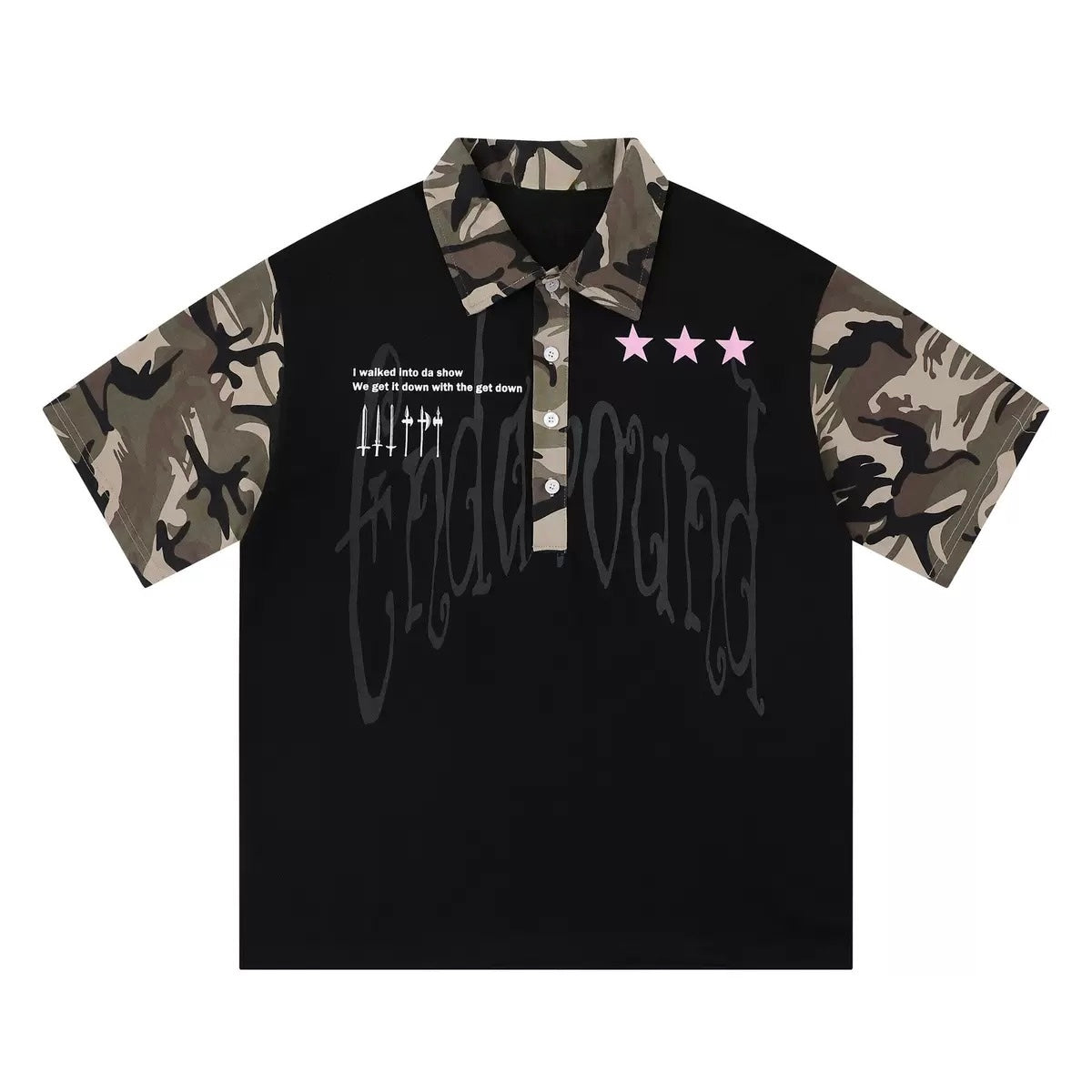 Black Camo Polo
