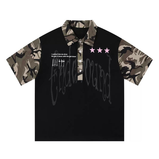 Black Camo Polo