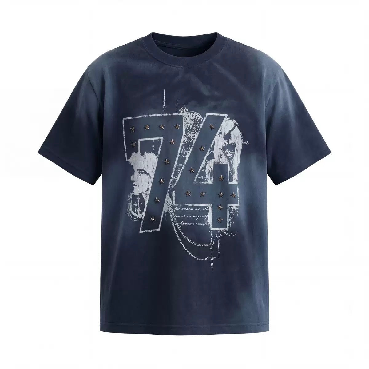 Blue Metal Stars T-shirt