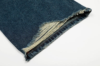 Blue Shot Baggy Jeans