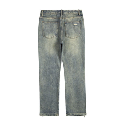 Button Flare Jeans