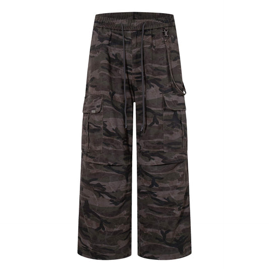 Dark Camo Baggy Jeans