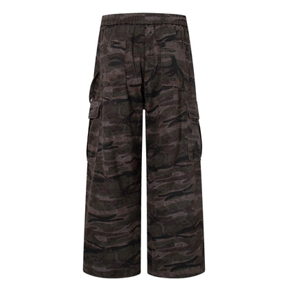 Dark Camo Baggy Jeans
