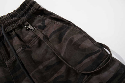Dark Camo Baggy Jeans