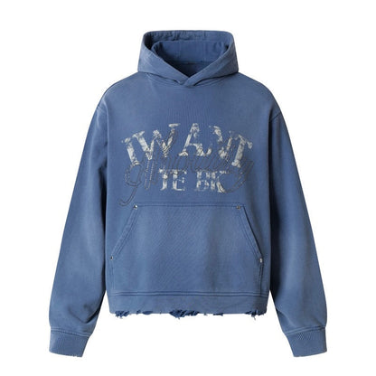 Double Seven Blue Hoodie