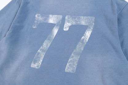 Double Seven Blue Hoodie
