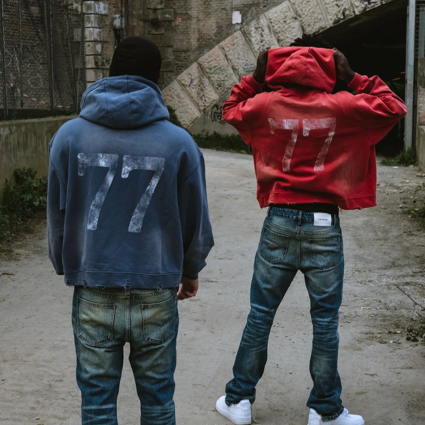 Double Seven Blue Hoodie