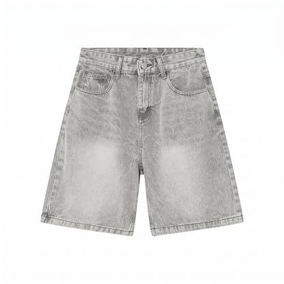 Grey Classic Shorts Jeans