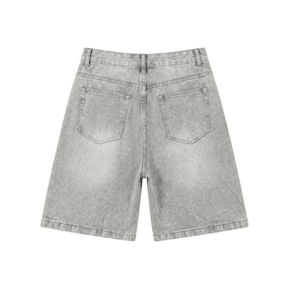 Grey Classic Shorts Jeans