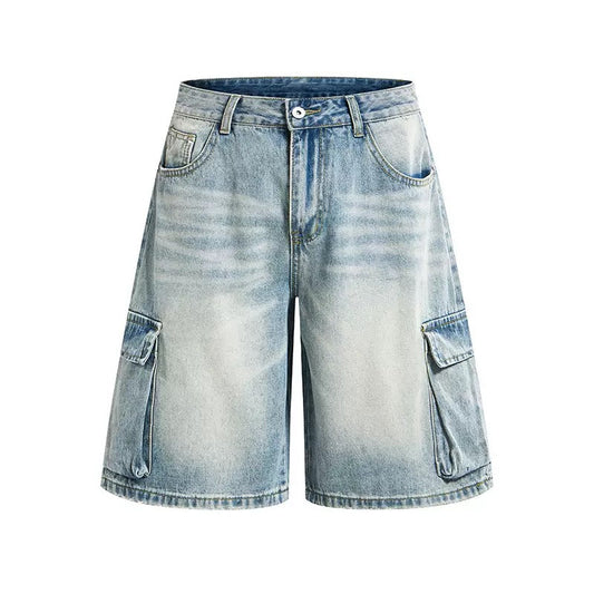 Blue Pockets Shorts Jeans