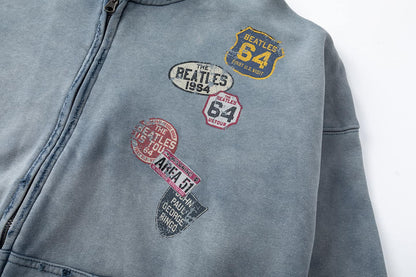 Road Blue Hoodie