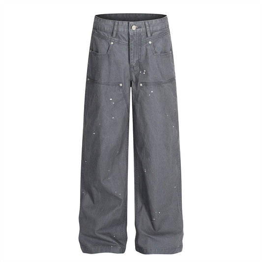 Spotted Baggy Jeans