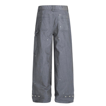 Spotted Baggy Jeans