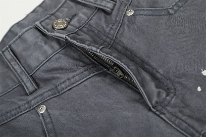 Spotted Baggy Jeans