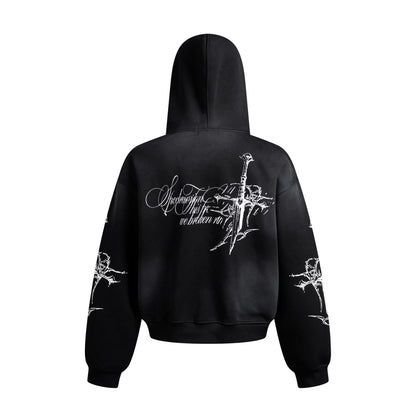 Swords Black Hoodie