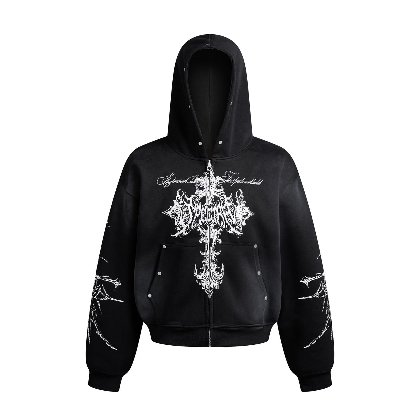 Swords Black Hoodie