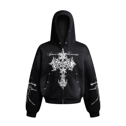Swords Black Hoodie