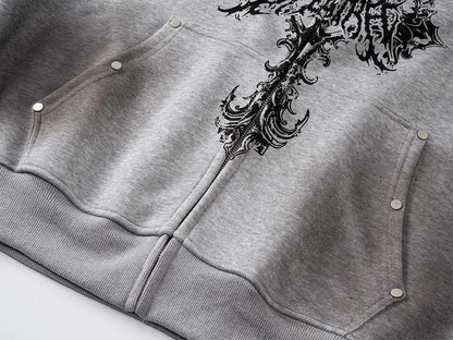 Swords Grey Hoodie