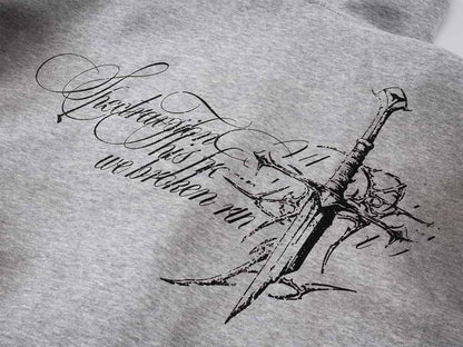 Swords Grey Hoodie