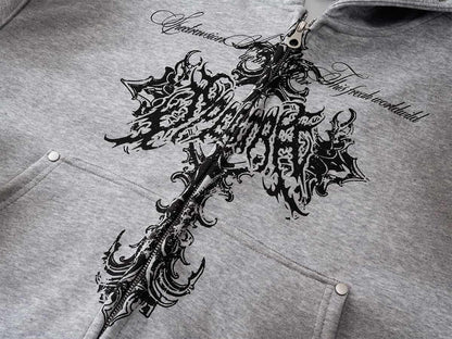 Swords Grey Hoodie