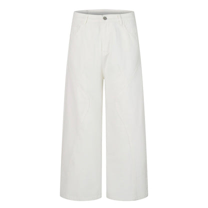 All White Baggy Jeans