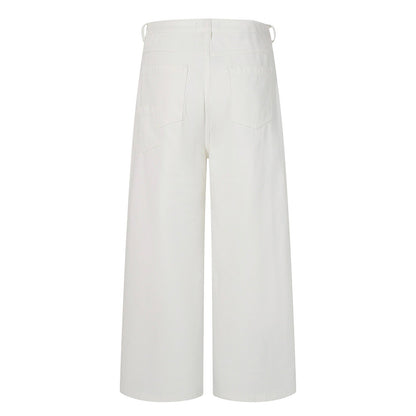All White Baggy Jeans