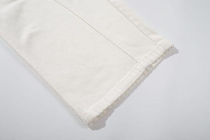 All White Baggy Jeans