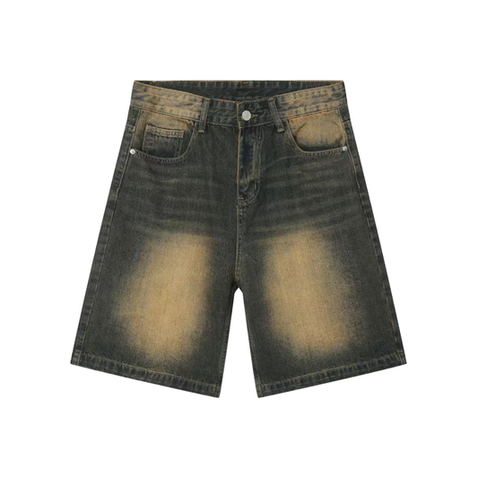 Washed Shorts Jeans