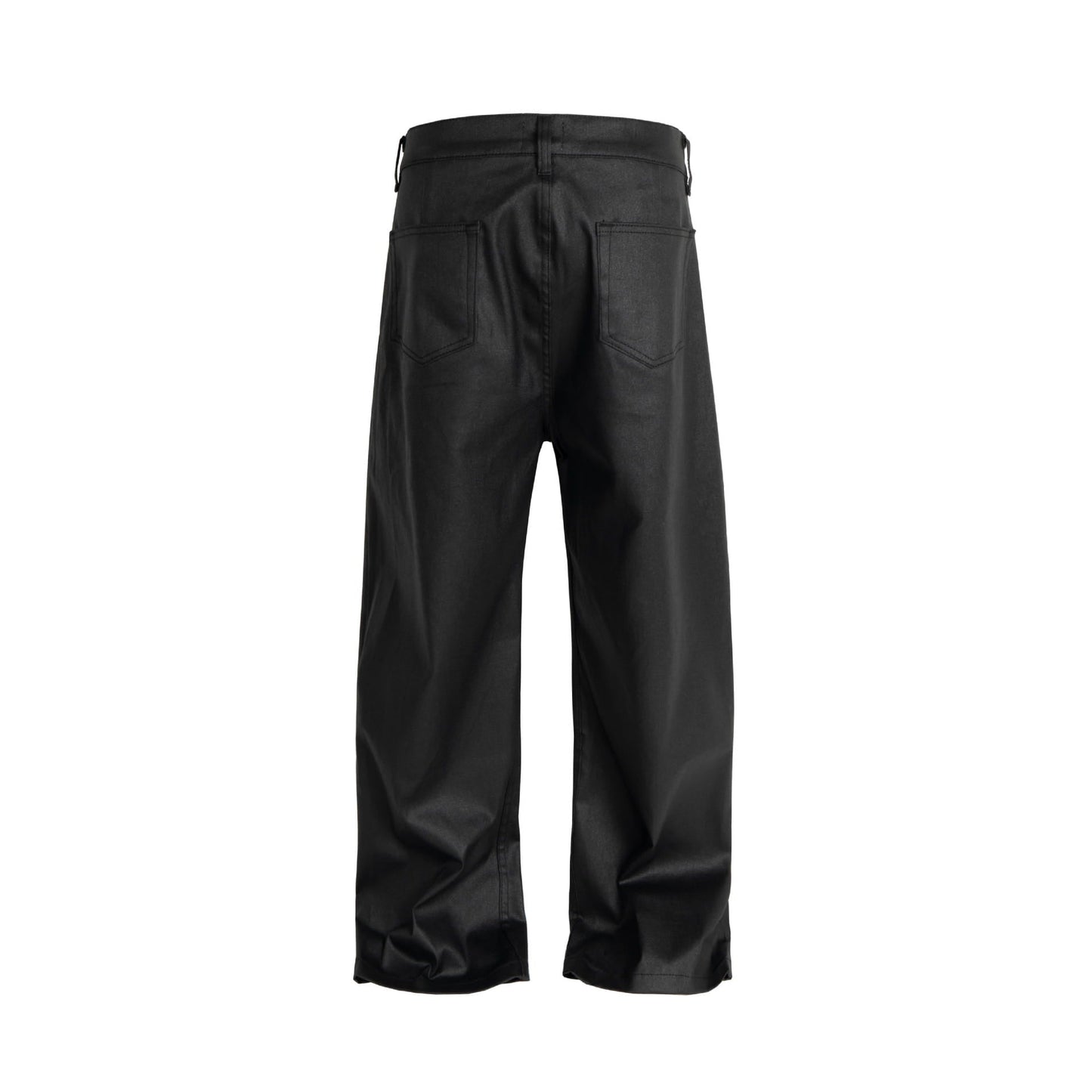 Waxed Baggy Jeans