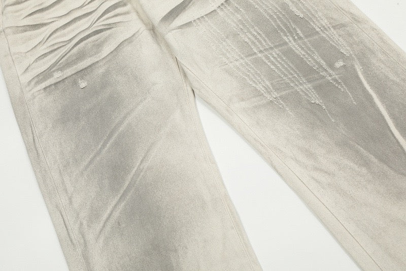 White Ash Baggy Jeans