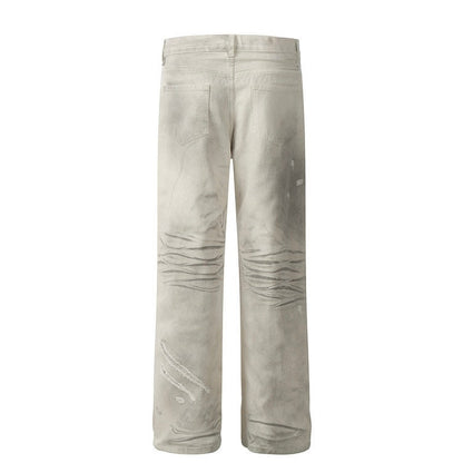 White Ash Baggy Jeans