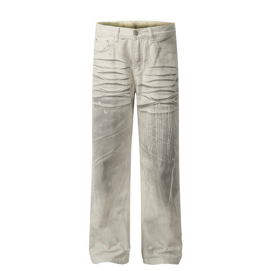 White Ash Baggy Jeans