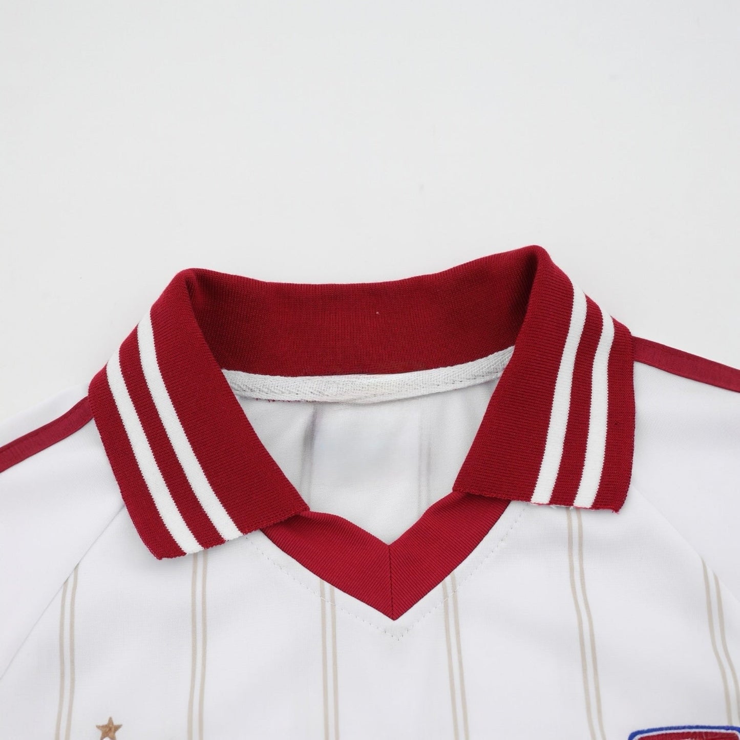 White Soccer Player Jersey