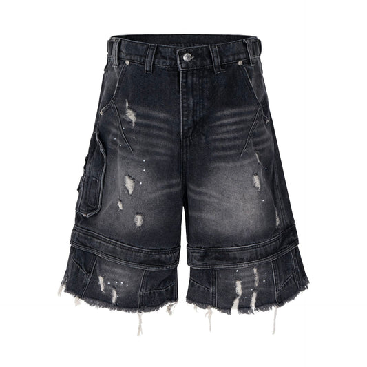 Fragment Black Shorts Jeans